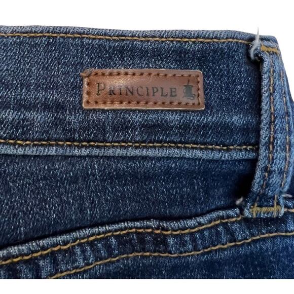 Principle Denim Optimist Ankle cropped Jeans fray raw hem - Picture 6 of 8